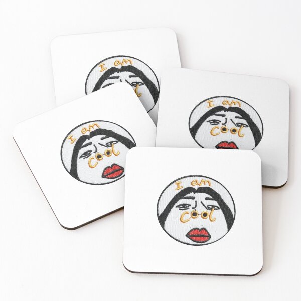Item preview, I Am Cool Sticker designed and sold by designolo.