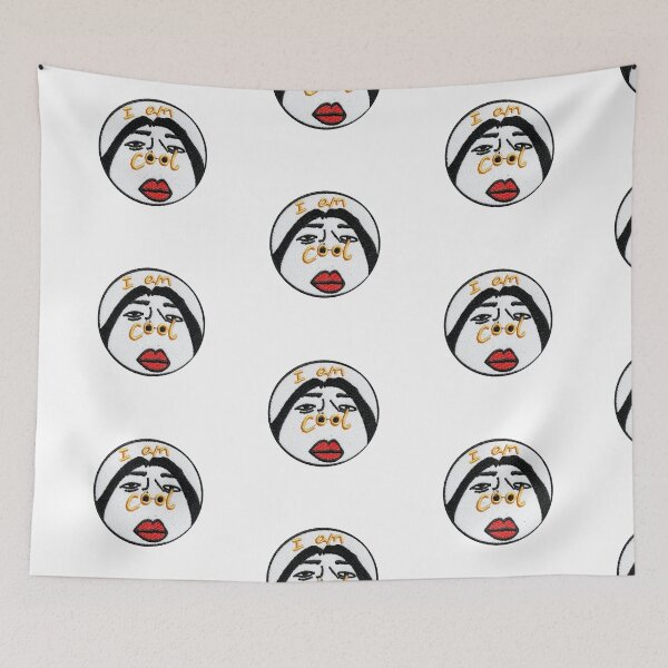 Item preview, I Am Cool Sticker designed and sold by designolo.