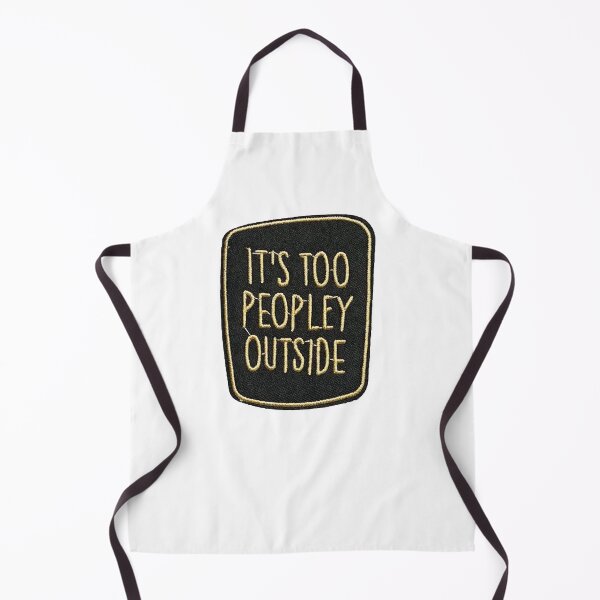 Item preview, It's Too Peopley Outside Sticker designed and sold by designolo.