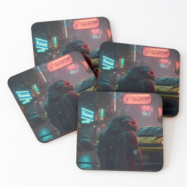Item preview, Mutant Standing on a Gritty Cyberpunk City Street designed and sold by GigaDesigns.