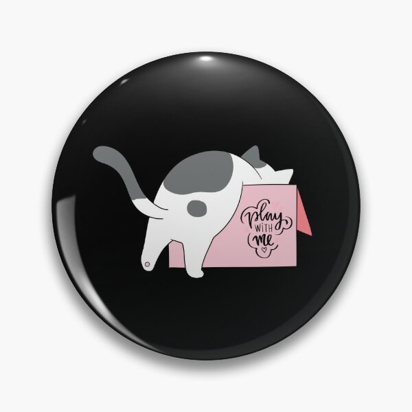 Item preview, Funny Cat Play With Me designed and sold by ZubiyaArt.
