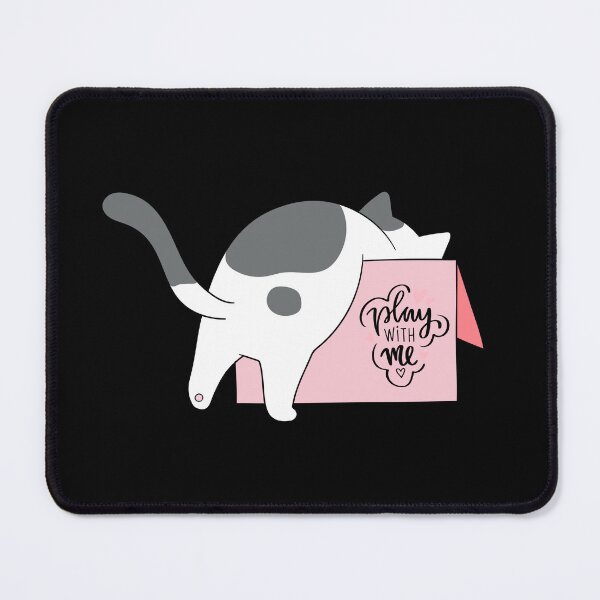 Item preview, Funny Cat Play With Me designed and sold by ZubiyaArt.