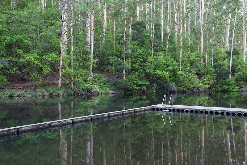 "Pemberton Swimming Pool" by ceiicileb Redbubble