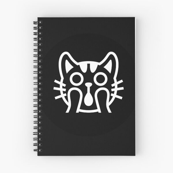 Item preview, Frightened feline - cat who has made a scary discovery designed and sold by Work life.