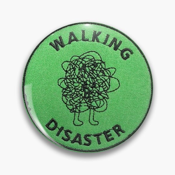 Item preview, Walking Disaster Sticker designed and sold by designolo.