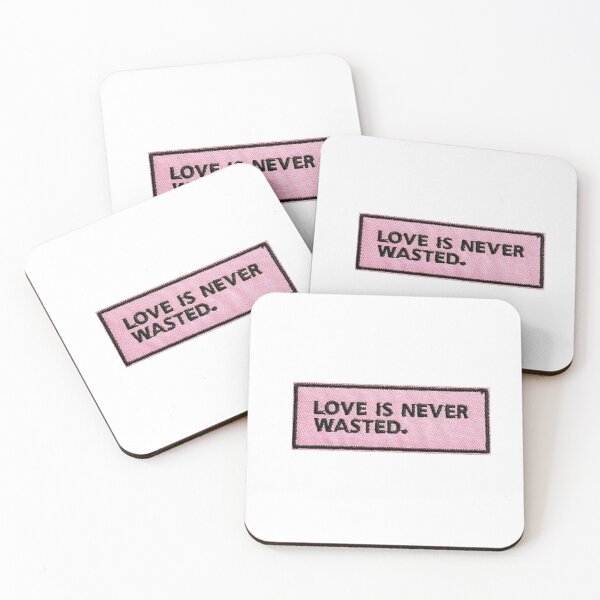 Item preview, Love Is Never Wasted Sticker designed and sold by designolo.