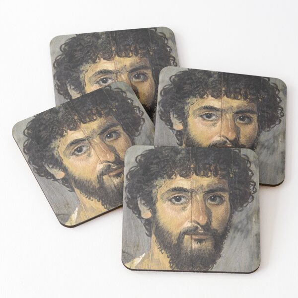 Item preview, Fayum Egyptian mummy portrait  designed and sold by emhoteb.