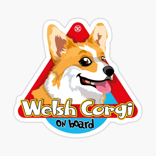 Welsh Corgi On Board - Pembroke Sticker