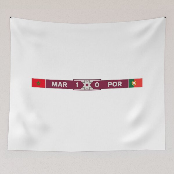 Item preview, Morocco vs Portugal Score Card World Cup 2022 designed and sold by ButterDearie.
