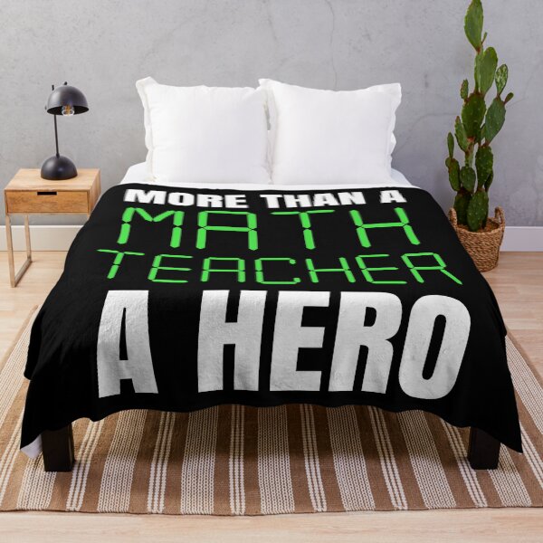 Item preview, More Than A Math Teacher A Hero - Maths Quotes designed and sold by EnzoVectorism.