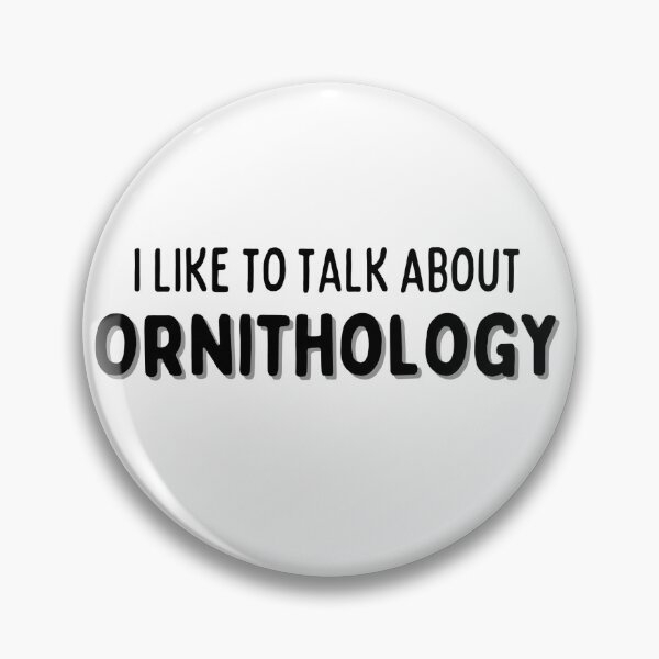 Item preview, I like to talk about ornithology CONVERSATION STARTER designed and sold by sociallyawkw.