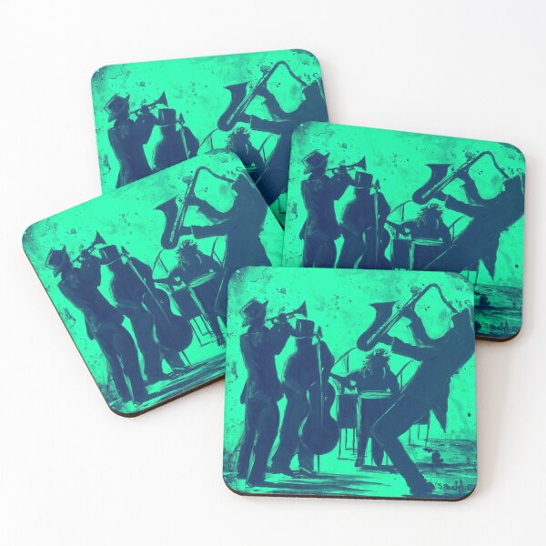 Item preview, Jazz On in Green designed and sold by Sally peckham.
