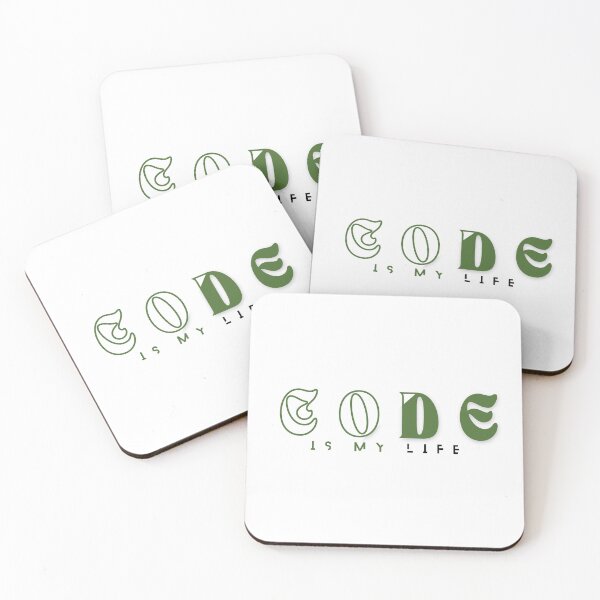 Item preview, Code is my life typography designed and sold by colorexz.