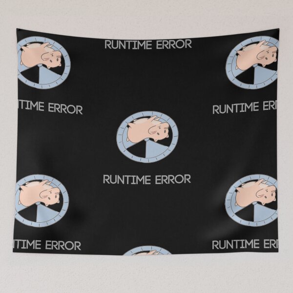 Item preview, Runtime error coding cute hamster wheel design  designed and sold by t1n3333.