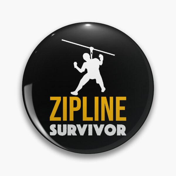 Item preview, Funny Zipline Survivor Zip Line Gift designed and sold by JackCurtis1991.