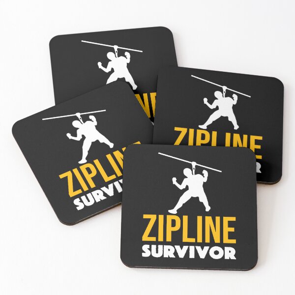 Item preview, Funny Zipline Survivor Zip Line Gift designed and sold by JackCurtis1991.