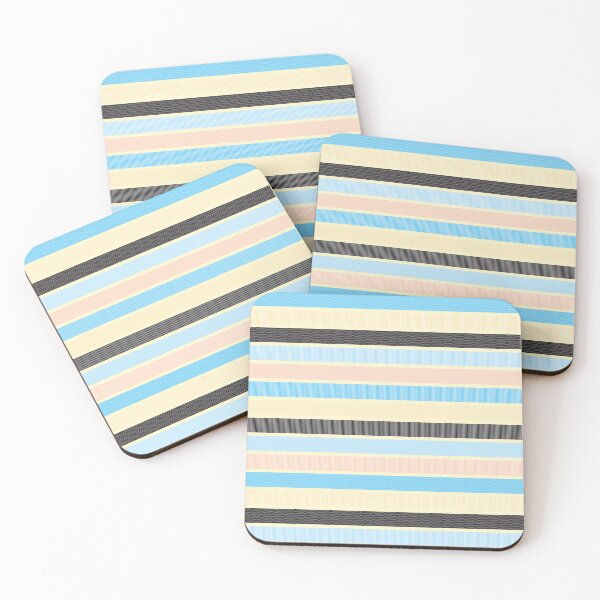 Item preview, Blue Pink Horizontal Stripes designed and sold by risingrocket.