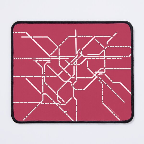 Item preview, subway map viva magenta designed and sold by Claudio Pepper.