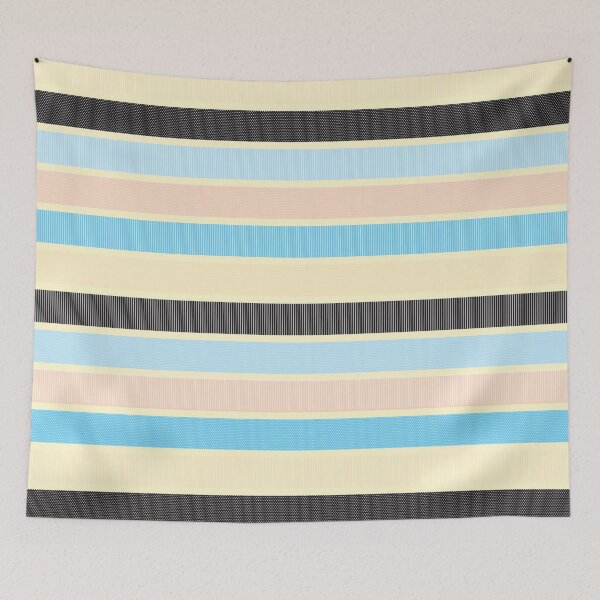 Item preview, Blue Pink Horizontal Stripes designed and sold by risingrocket.