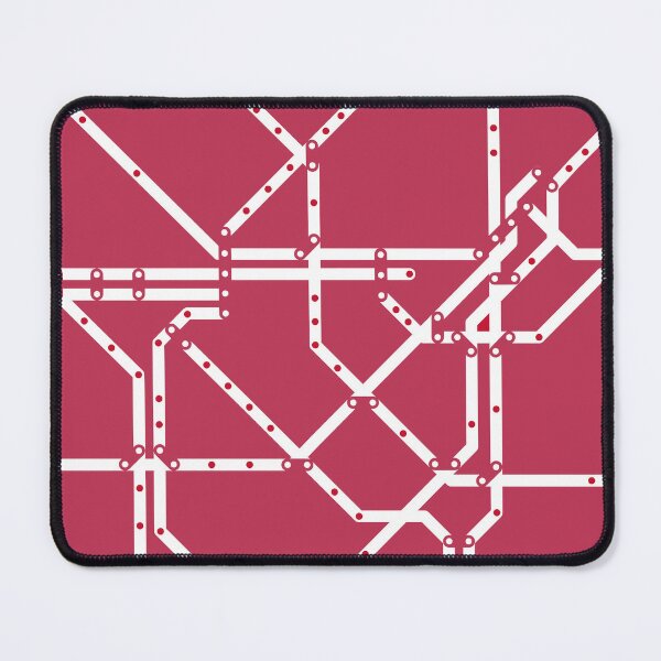 Item preview, subway map magenta viva designed and sold by Claudio Pepper.