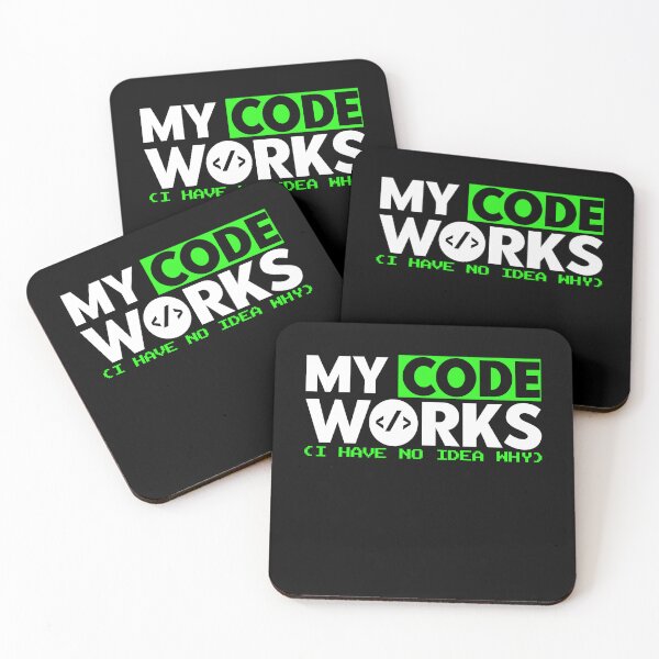 Item preview, Copy of My code works (I have no idea why) I Love Programming  designed and sold by Extra Rice Tees.