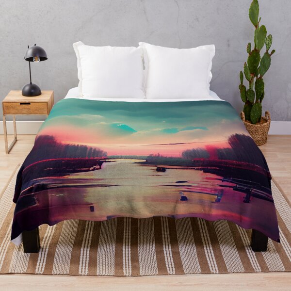 Artikelvorschau, Rosa See bei Sonnenuntergang entworfen und verkauft von BySpinny.