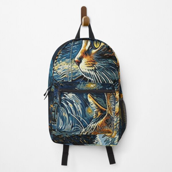 Item preview, cat starry night designed and sold by MeowStore21.