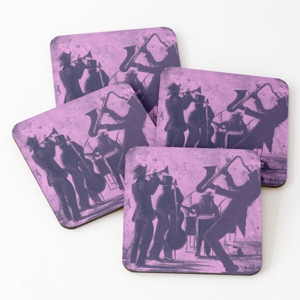 Item preview, Jazz On in a Purple Overlay designed and sold by Sally peckham.