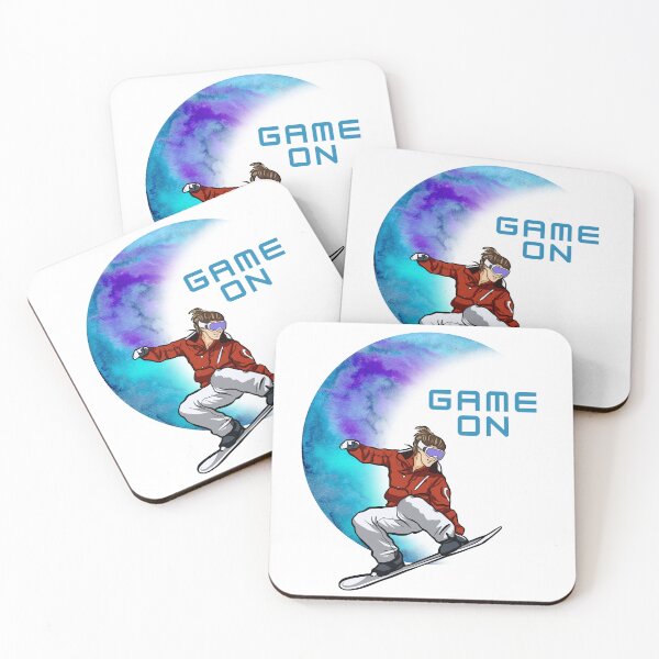 Item preview, SNOWBOARDING GAME ON designed and sold by NappyOwl.