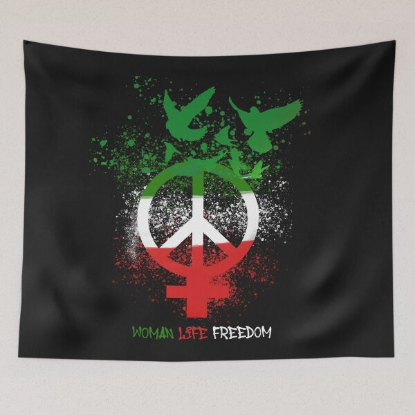 Item preview, women life freedom,liberty,iran,birds,peace designed and sold by theherbst131313.