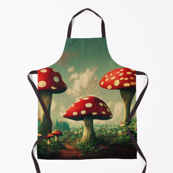 Item preview, Three Large Mushrooms in a Field designed and sold by BySpinny.