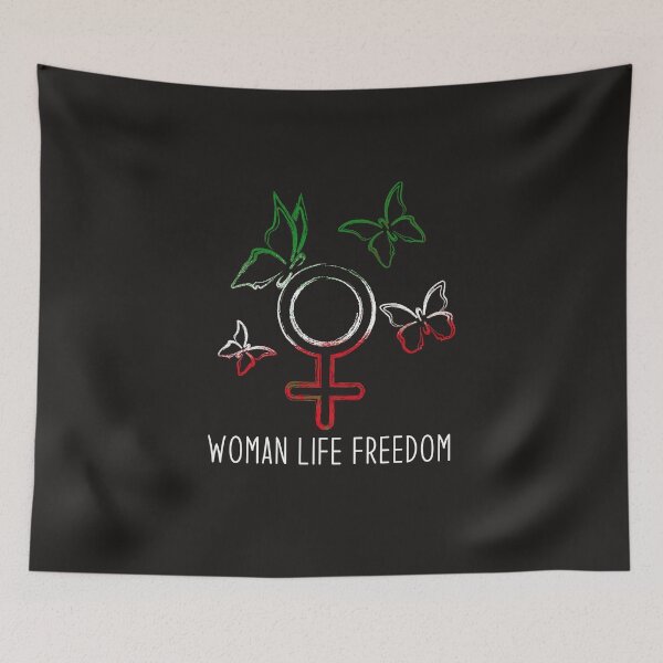 Item preview, women life freedom, liberty, iran, butterflies, peace designed and sold by theherbst131313.