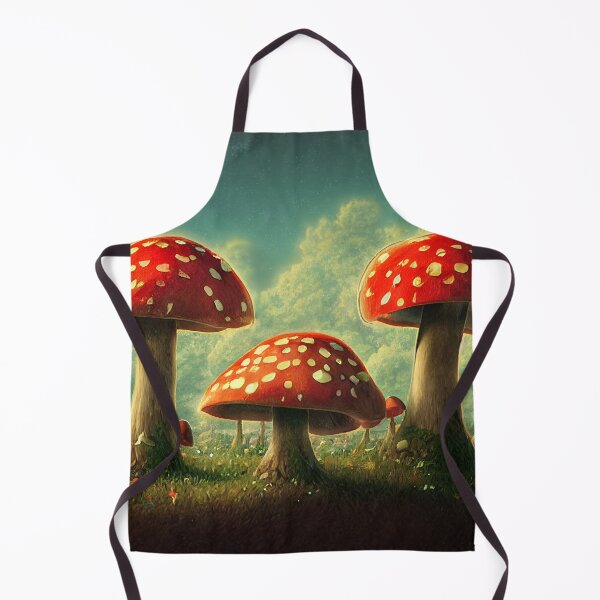 Item preview, Three Large Mushrooms in a Field designed and sold by BySpinny.