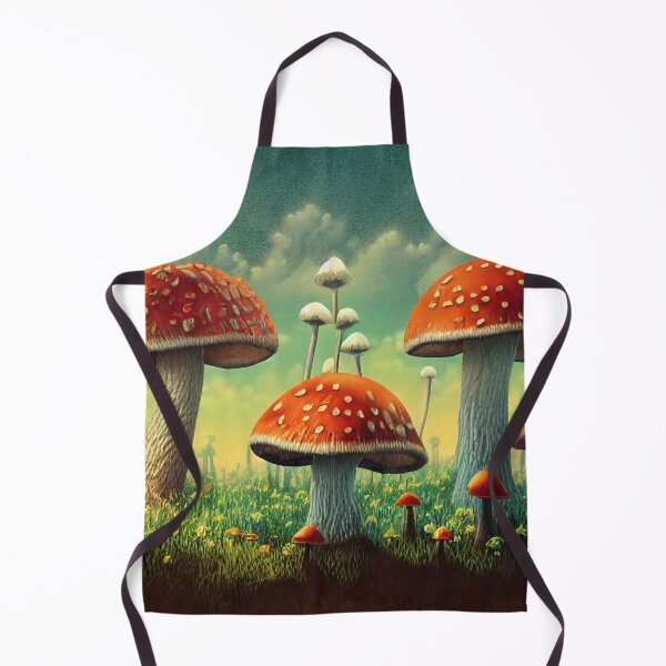 Item preview, Three Large Mushrooms in a Field designed and sold by BySpinny.