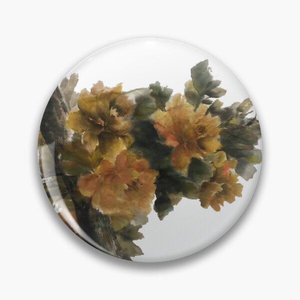 Item preview, chinese painting "flowers yellow" designed and sold by Leo-Fein.