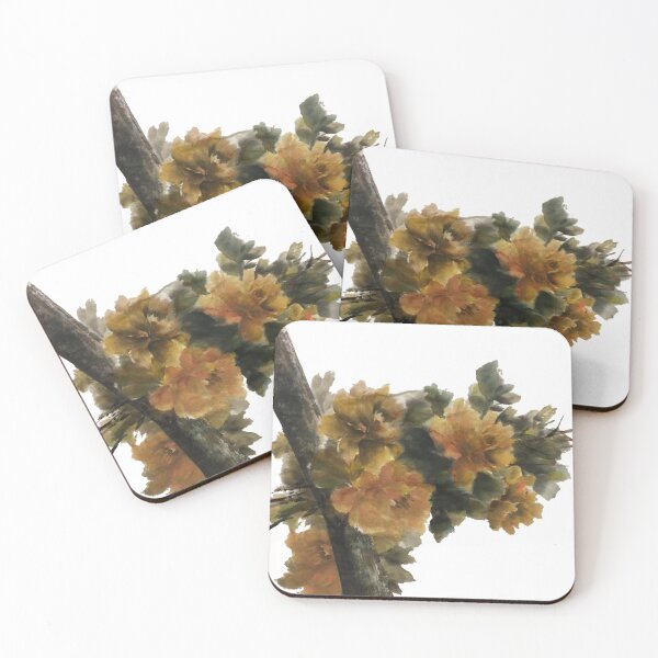 Item preview, chinese painting "flowers yellow" designed and sold by Leo-Fein.