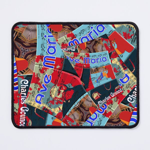 Item preview, ATTRACTIVE PORTRAIT OF CHARLES GOUNOD - MUSICIAN COMPOSER - VIRTUAL CONCERT ORGAN TRUMPET DUO - FUNNY MUSIC SCORE AVE MARIA PATCHWORK PATTERN - GREAT GIFT FOR ORGANISTS AND TRUMPETERS designed and sold by Ralek.