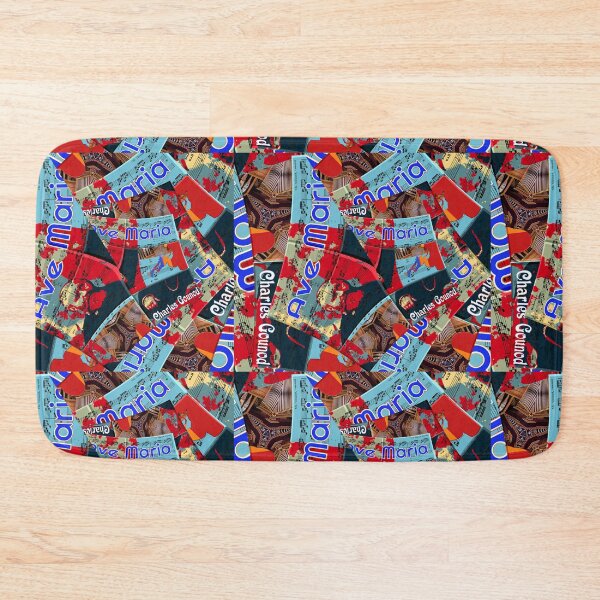 Item preview, ATTRACTIVE PORTRAIT OF CHARLES GOUNOD - MUSICIAN COMPOSER - VIRTUAL CONCERT ORGAN TRUMPET DUO - FUNNY MUSIC SCORE AVE MARIA PATCHWORK PATTERN - GREAT GIFT FOR ORGANISTS AND TRUMPETERS designed and sold by Ralek.