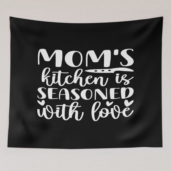 Item preview, Moms kitchen is seasoned with love designed and sold by phassystore.