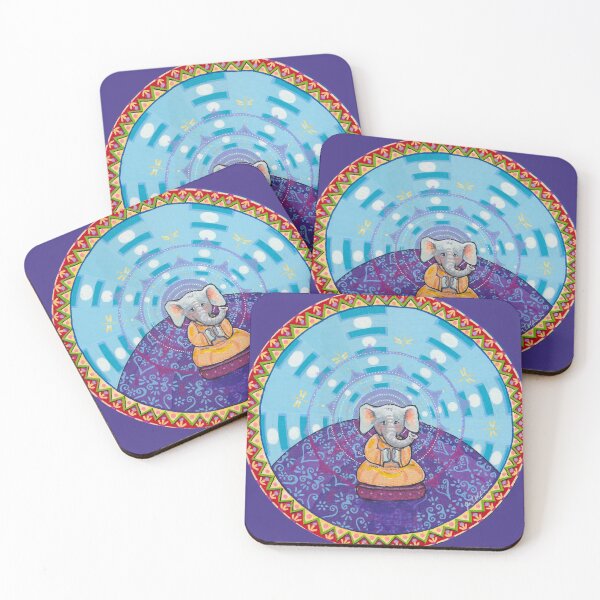 Item preview, Om Elephant Meditating designed and sold by jwintercollins.