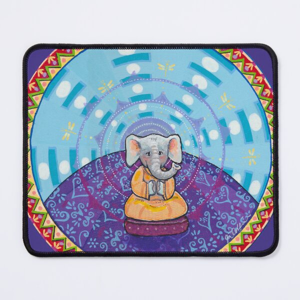 Item preview, Om Elephant Meditating designed and sold by jwintercollins.