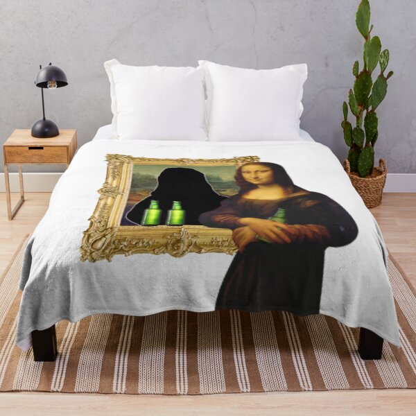 Item preview, Mona Lisa Drinking Beers Funny Shirt designed and sold by Teetans.
