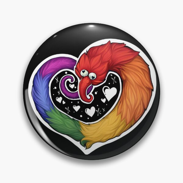 Item preview, lgbt+ gusano del corazón gay designed and sold by Datzushop.