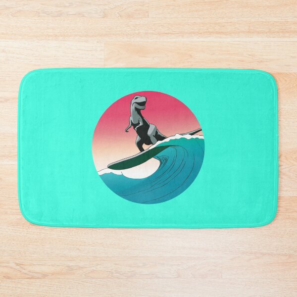 Item preview, Surfing Dino Vector Art designed and sold by QuotezArtist.