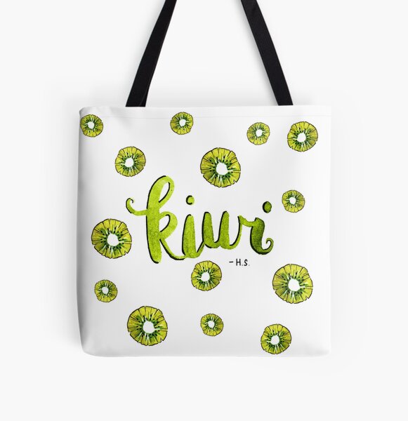 H.S. - Kiwi Allover-Print Tote Bag