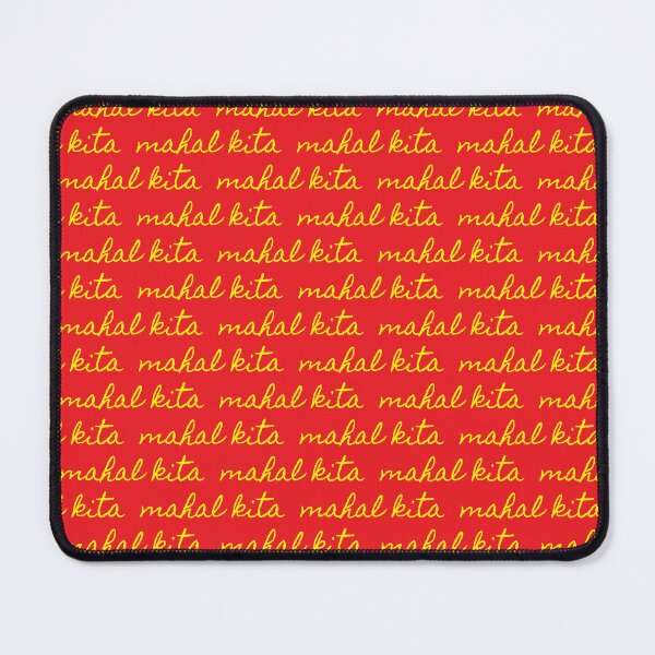 Item preview, Mahal Kita | I love you in Filipino | Typography Pattern | Yellow and Red designed and sold by rsty11.