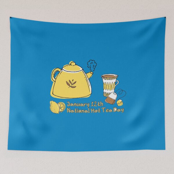 Item preview, January 12th National Hot Tea Day designed and sold by CarlottaLai.