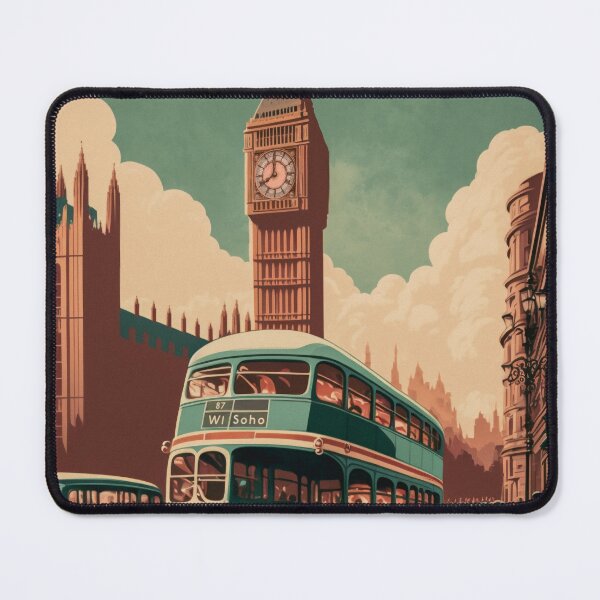 Item preview, London - "A Roost For Every Bird", Vintage poster of Big Ben and Parliament designed and sold by Rogervdb.