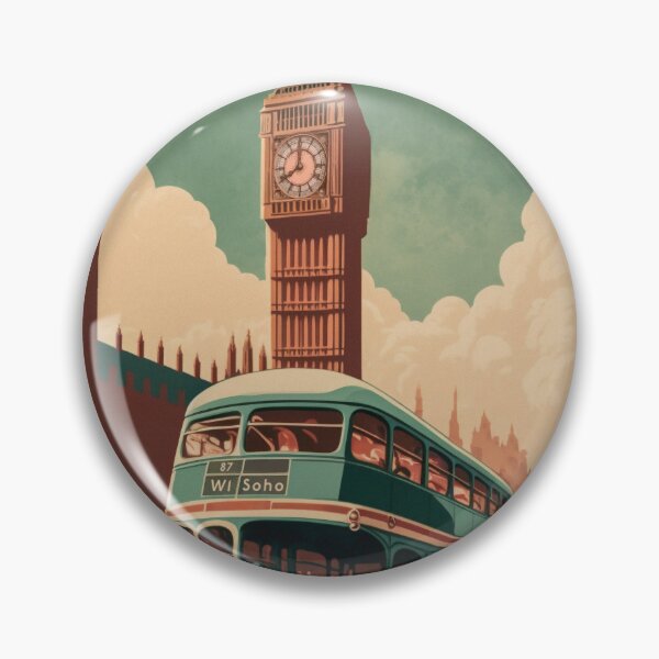 Item preview, London - "A Roost For Every Bird", Vintage poster of Big Ben and Parliament designed and sold by Rogervdb.