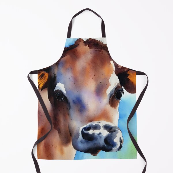 Artikelvorschau, Calf highly detailed watercolor painting entworfen und verkauft von DrawItOnce.